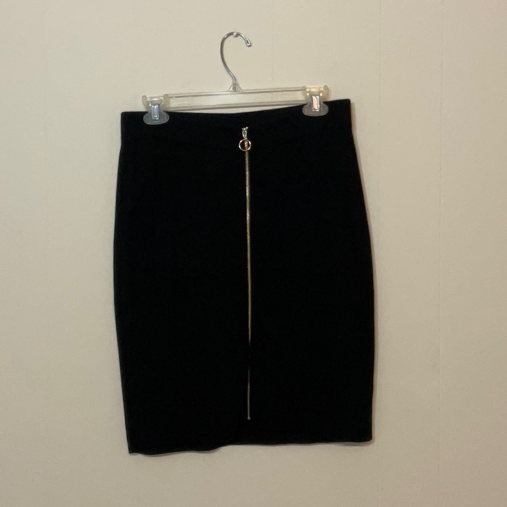 Saks Fifth Avenue Black Knit Skirt